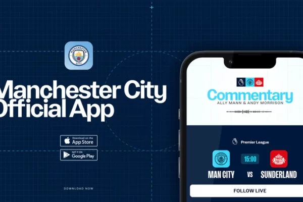 曼城对桑德兰：曼城应用是无英国电视转播的理想目的地